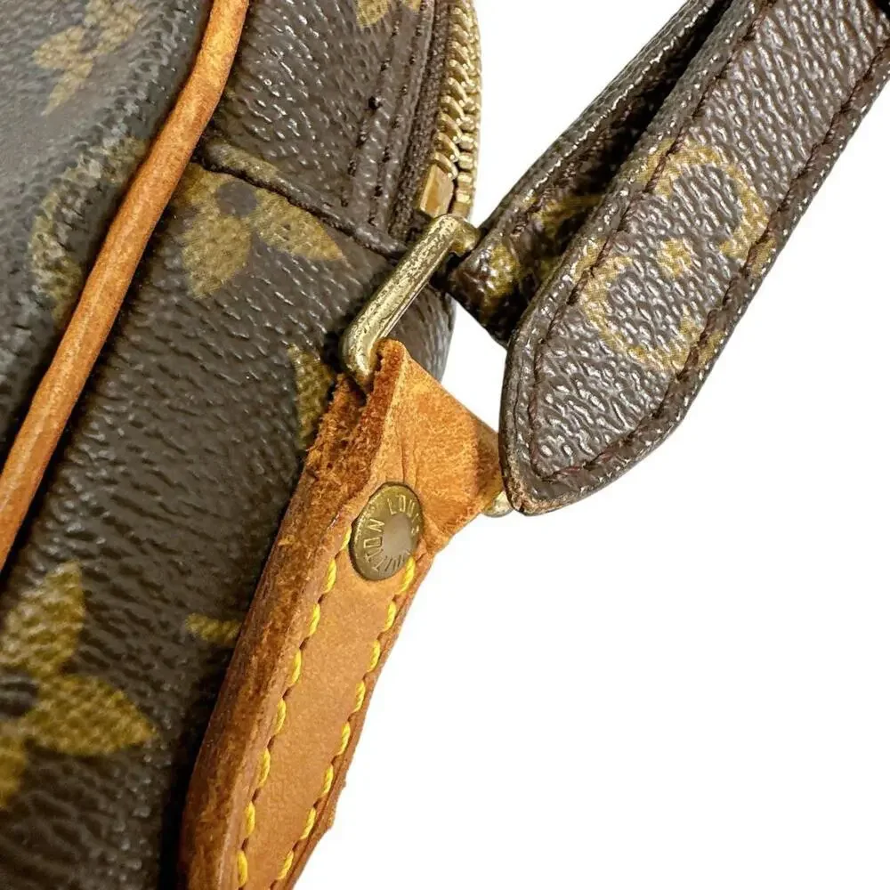 LOUIS VUITTON Brown Monogram Canvas Shoulder Bag